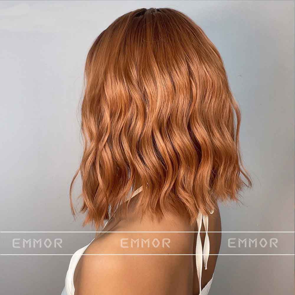 Brown highlights wave bob all sides